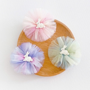 Girl Hair Clip Bunny Mesh (GHP9128)